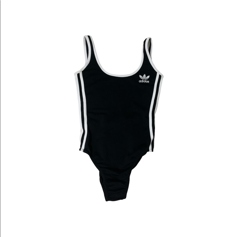 Black adidas body suit